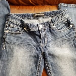 Express Boot Cut Denim Jean's Women's Size 8